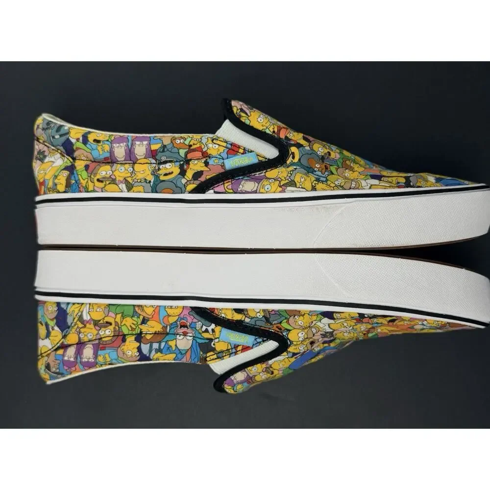 Vans The Simpsons Springfield ComfyCush Slip On Men’s 11.5 Shoes Rare